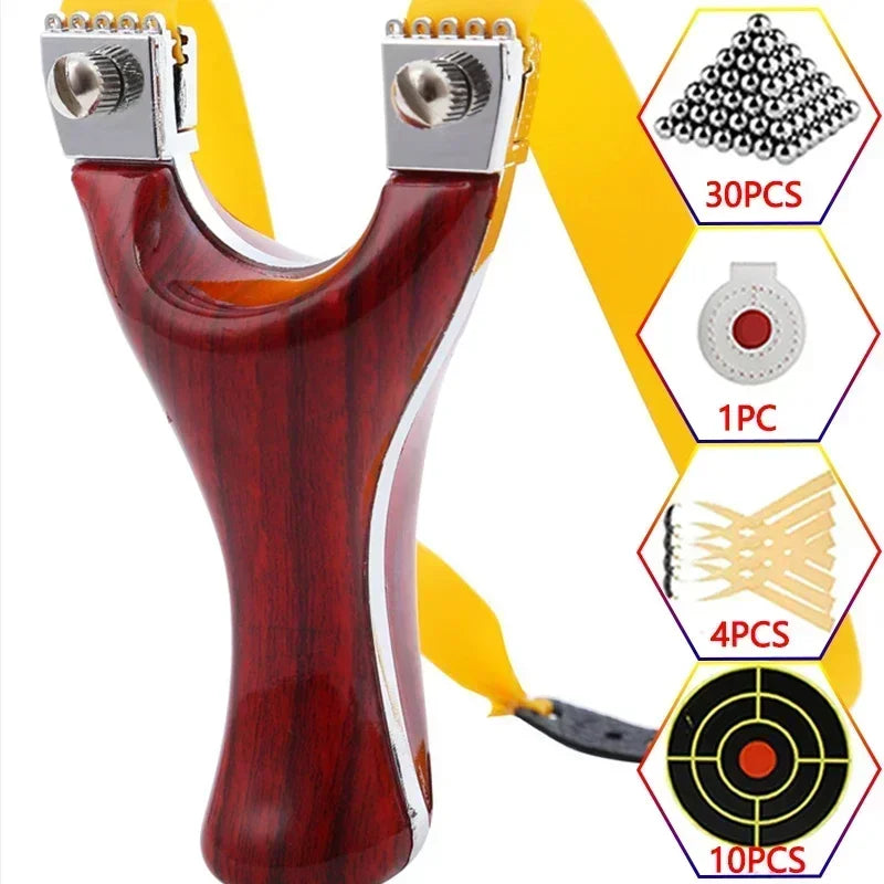 Professional Slingshot High Quality and Powerful Sling Shot Alloy Hunting Slingshots Rubber Band Outdoor Shooting Sports Tools