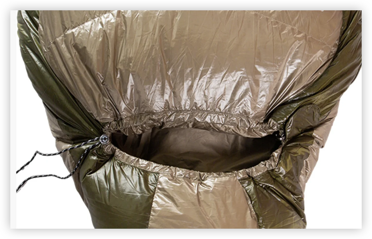 Waterproof Custom Wholesale Winter Luxury Goose Down Feather Sleeping Bag with Zipper Camping Hike