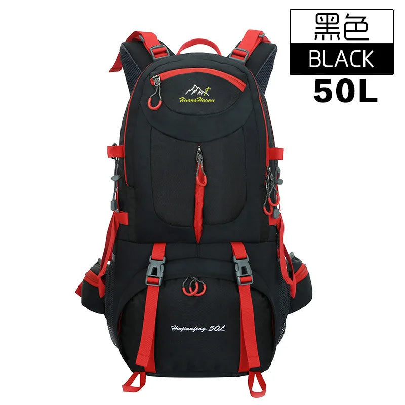 50l/60l-Large Capacity Mountaineering Bag,Large Load-Bearing Hiking Multi-Functional Outdoor Sports Tear Resistance Backpack