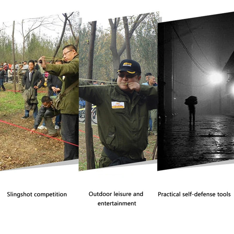 5Pcs Slingshot Band Group Elastic Flat Bands Trolling Fishing Shooting Fish Rubber Band Outdoor Catapult Hunting Accessories