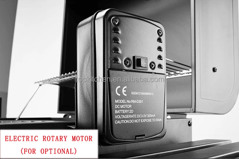 IT-7010 Outdoor Commercial Charcoal Rotisserie Rotating BBQ Grill Cast Iron Barbecue Bbq Charcoal Smokers Grill