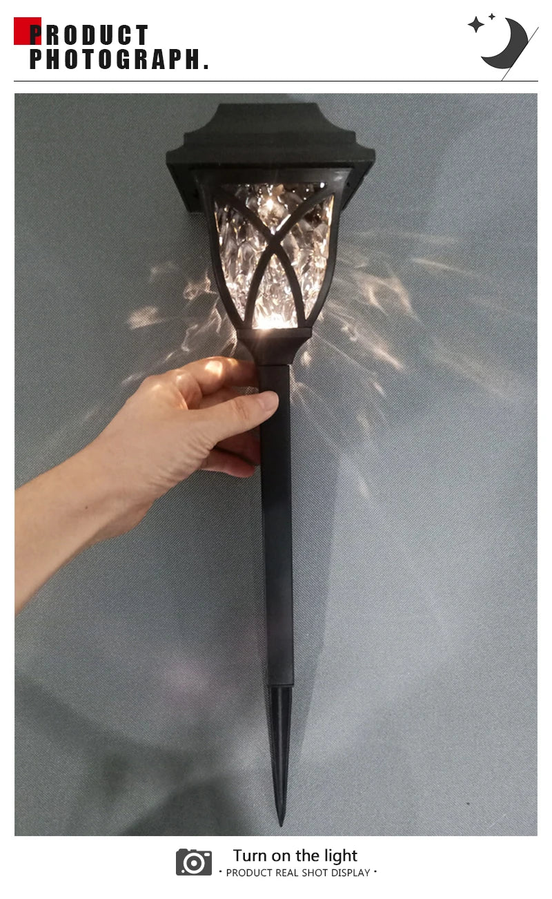 8 Pack Solar LED Courtyard Lamp Outdoor Waterproof Lawn Lights Solar Landscape Channel Light Corridor Garden Decoration Lighting