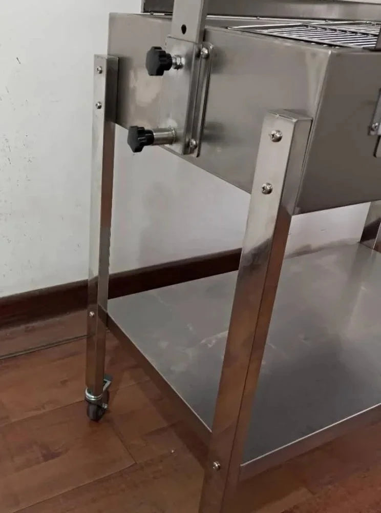 Outdoor Garden Rotating Rotisserie Grill Hood Barbecue Brazilian Cyprus Style