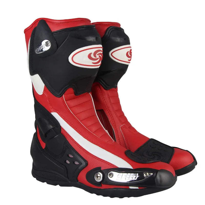 Riding Tribe Motorcycle Riding Shoes Summer Off-road Road Racing Long Boots Knight Anti-drop Motorcycle Shoes Men racing shoes