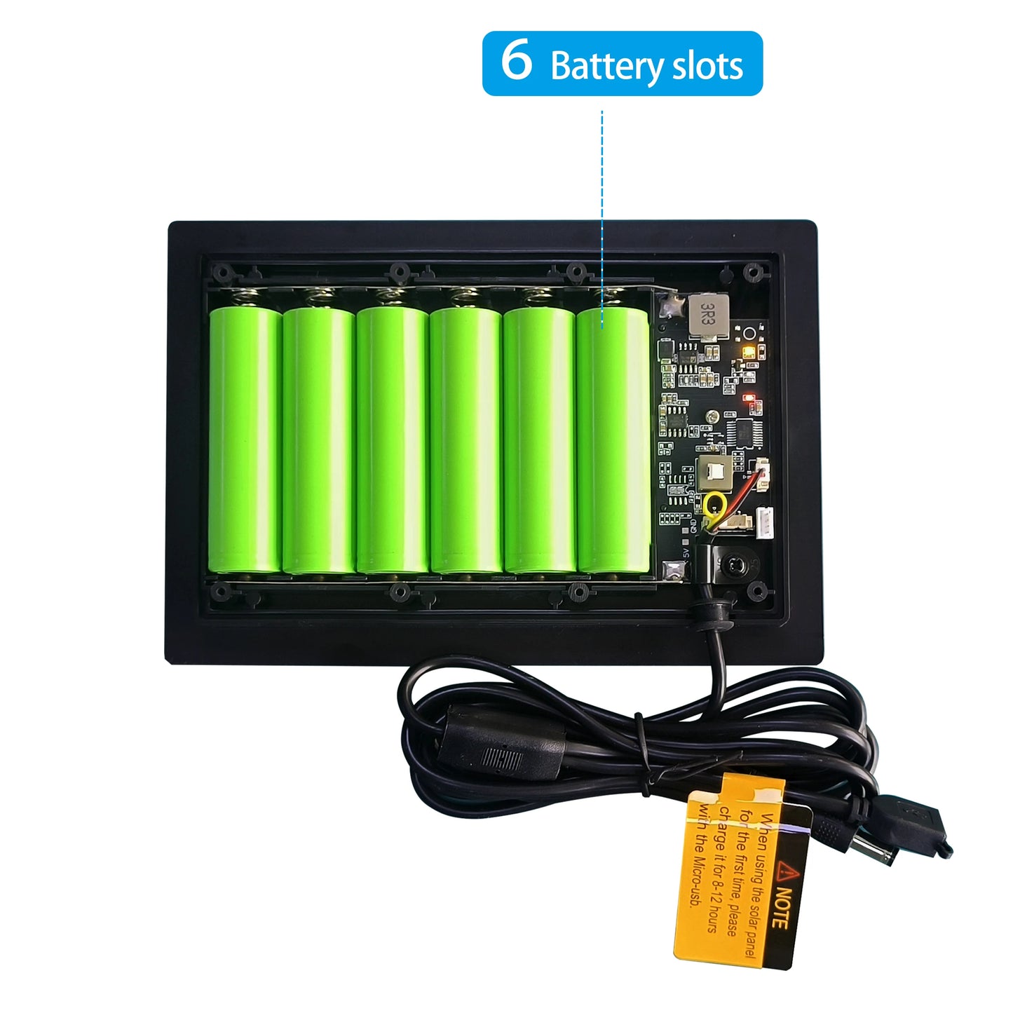 Solar Panel IP66 Waterproof Output 12V Solar Cells Charge Install 18650 Battery Outdoor For Festival Lights, Hunting Cameras