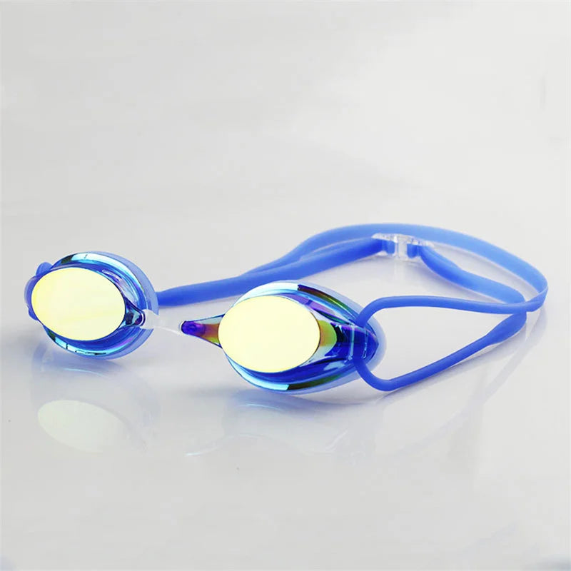 Professional Competition Swimming Goggles Plating Anti-Fog Waterproof UV Protection Silica Gel Diving Glasses Racing Spectacles