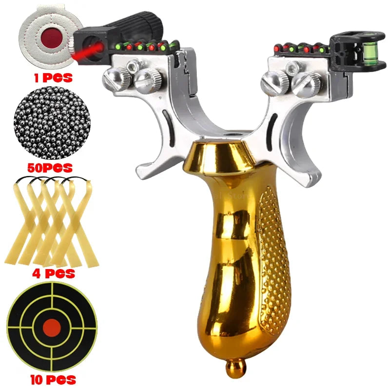 Double Spiral Fast Compression Slingshot Outdoor Sports Hunting Shooting Catapult Competition Practice Shooting Acessories