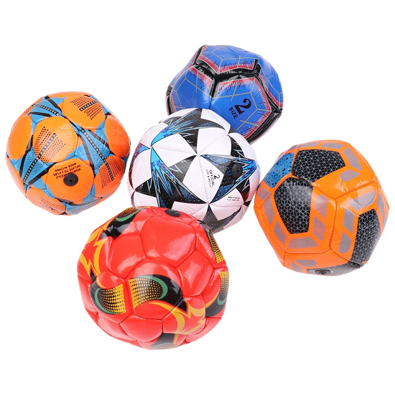New 15CM Mini Soccer Balls Size 2 Standard High Quality PU Material Outdoor Kids Toys Sports Football Match Summer Beach Party