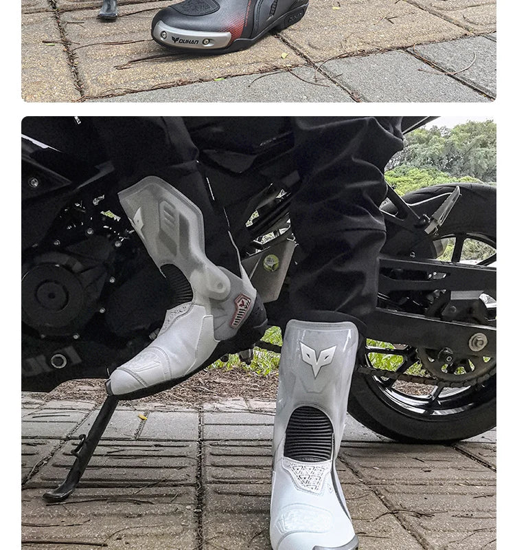 Motorcycle Boots Racing Off-road Shoes Non-slip High-top Motorcycle Professional Waterproof Mountain Bike Boots