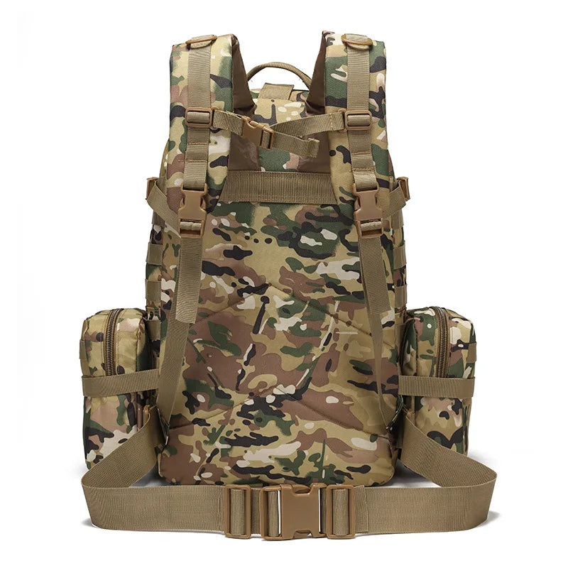 Tactical large capacity backpack camping Oxford cloth outdoor military camouflage mountaineering combination backpack