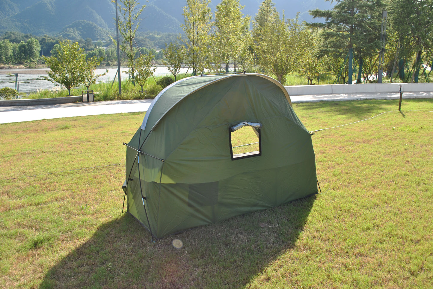 Durable Outdoor Individual Tent for Backpacking,CZX-725 1 Person Tent Not Include Cot,1 Person Tent,Ground Tent,Sleeping Tent