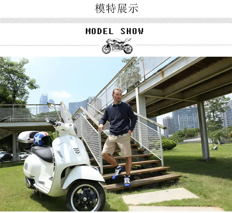 NEW ARCX Men's Motorcycle Boots Leisure Blue bottes moto Leather motorboats Street Moto Racing Ankle Four Seasons casual shoes