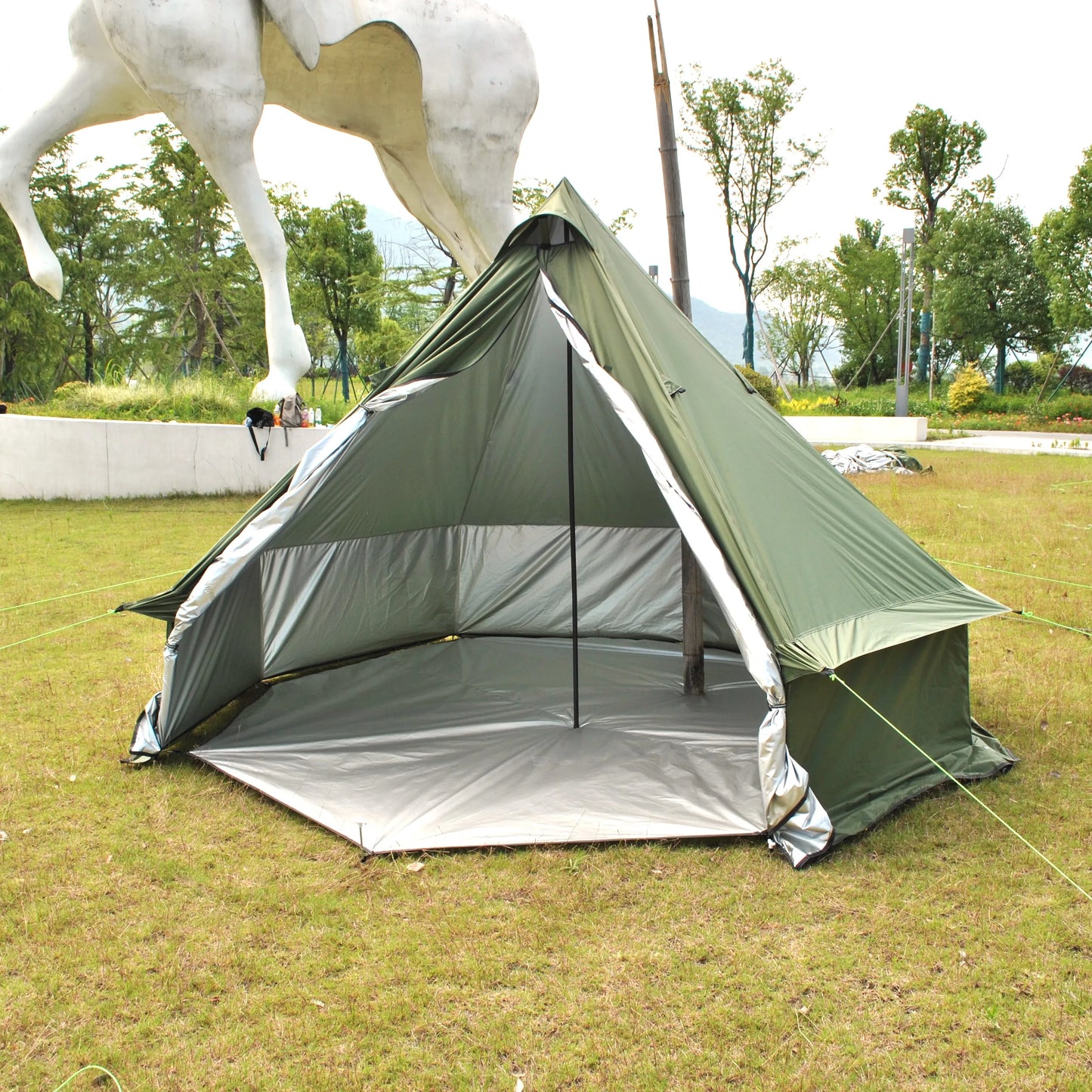 Regatta Mongolian Bell Tent - W/StoveJack, Waterproof, 4 Season Luxury Camping and Glamping Yurt Tent Outdoor