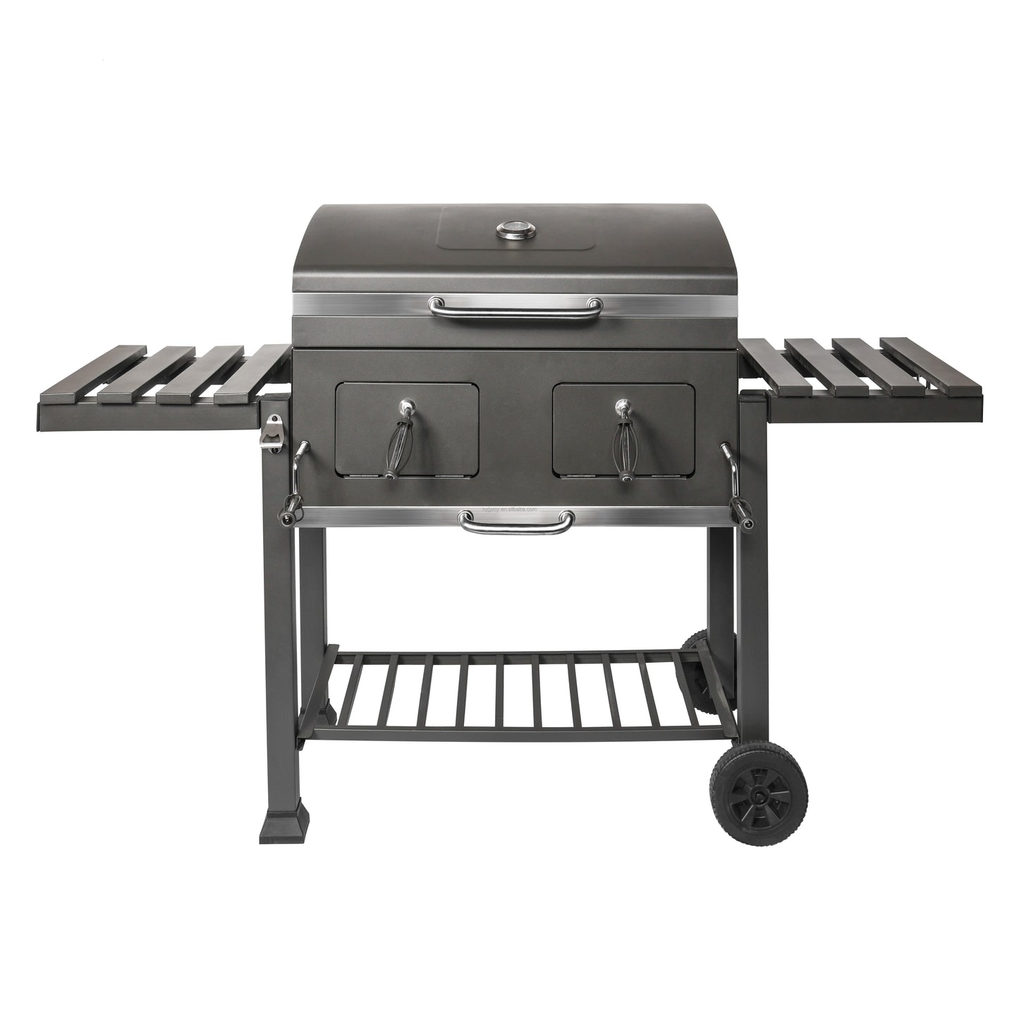 Factory Original Charcoal BBQ Grill With Side Tables Outdoor Smoker Ideal For Camping Tailgating Patio Garden
