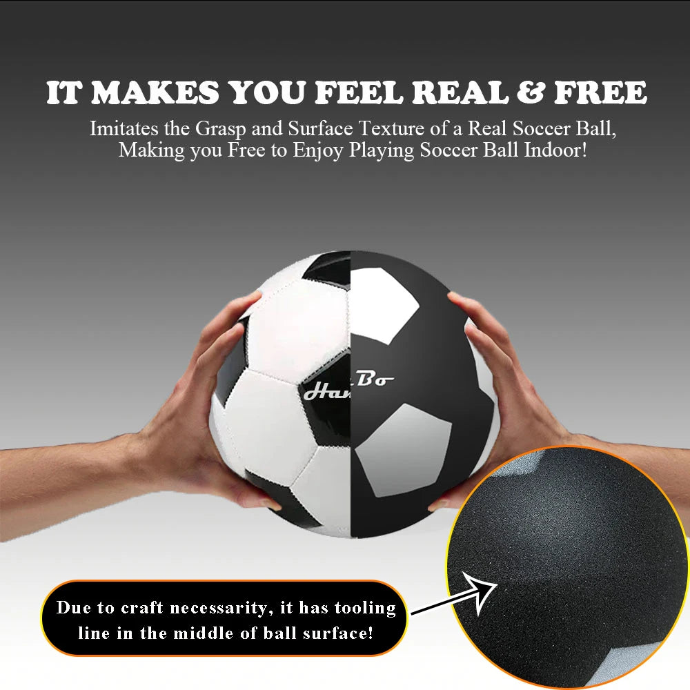 Silent Football Size 3#/5#/7# Indoor Silent Foam Soccer Ball Mute Bouncing Ball Silent Basketball Ball Silent Ball Gift for Boys