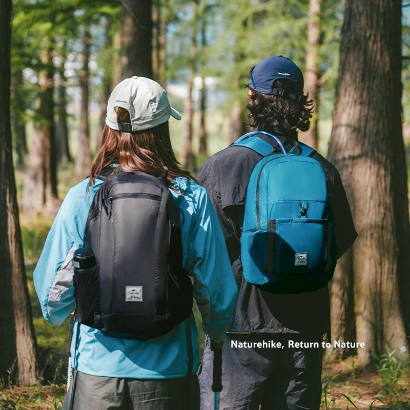 Naturehike 25L/30L Folding Backpack 30D Nylon Silicone Waterproof PU2000+ Outdoor Travel Climbing Hiking Ultralight Shoulder Bag