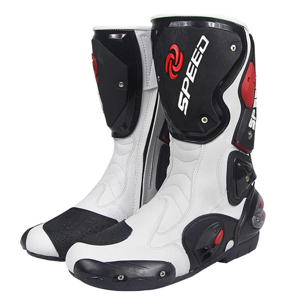 Motorcycle Boots Men Motorcycle Shoes Botas Moto Motocross Boots Motorbike Biker off-Road Racing Riding Boots
