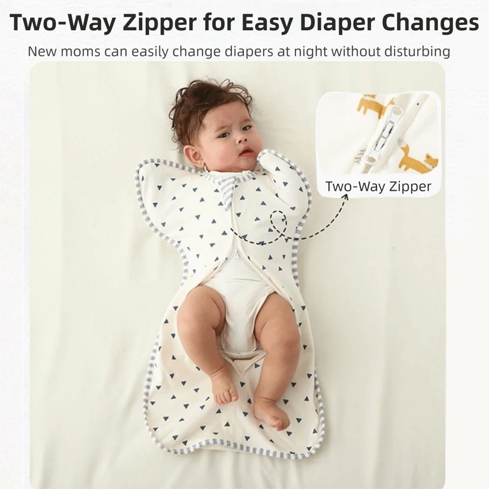 Anti-startle Baby Sleeping Bag Soft Wrapping Blanket Infant Swaddle Blanket Jumping Bag Newborn Wrapping Newborn Sleep Sack