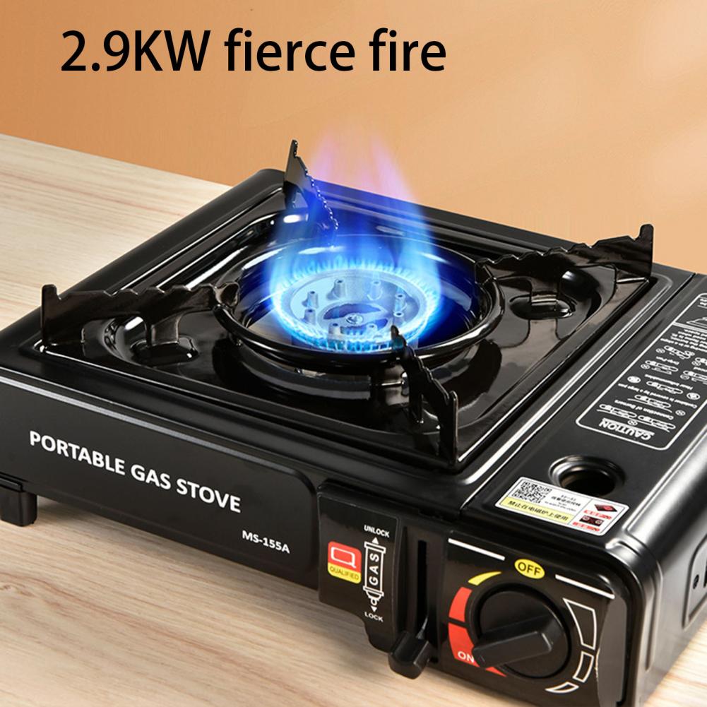 2.9KW Camping Stove Dual-use Outdoor Stove Wild Survival Cooking Picnic Gas Burner Camping Cooker Burner Stove BBQ Gas Stove