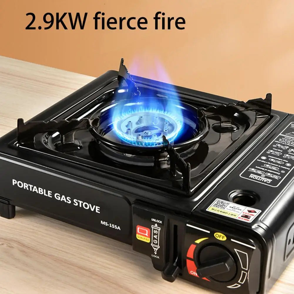 2.9KW Camping Stove Dual-use Outdoor Stove Wild Survival Cooking Picnic Gas Burner Camping Cooker Burner Stove BBQ Gas Stove