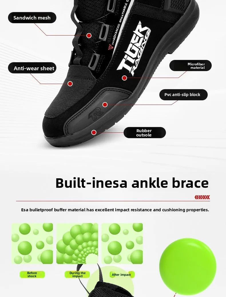 Motorcycle Shoes for Men, MTB Cycling Shoes, Winter Hiking High-Cut Boots, Tenis Masculino, Road Bicycle Sneaker，Casual Shoes