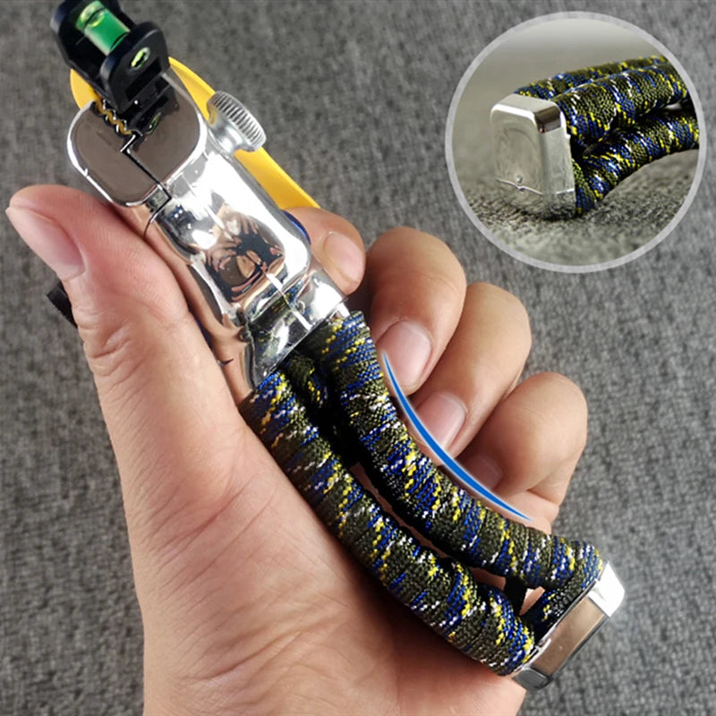 sales promotion Laser Shooting Slingshot High Precision Sling Hunting Acessories Outdoor Powerful and Precise Shooting Catapult