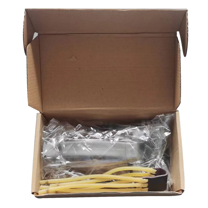 Outdoor Shooting Fishing Slingshot Hunting Arrow Darts Catapult With Rubber band Fishing reel/ Tactical game protective gloves