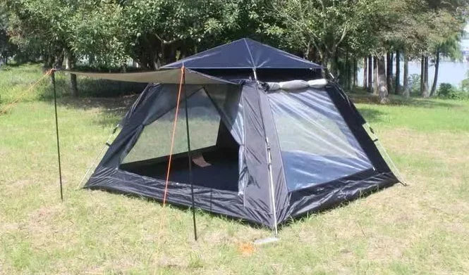 Goture Portable Outdoor Camping Tent 2-6 People Folding Automatic Tent Beach Fishing Family Travel  Park Anti-UV Shade