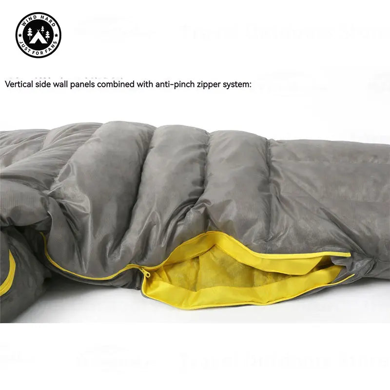 AEGISMAX Dusk Ultralight Down Sleeping Bag 4℃-2℃ 800FP Waterproof Outdoor Hiking iFlex 7D Nylon Mummy Down Tourist Sleeping Bag
