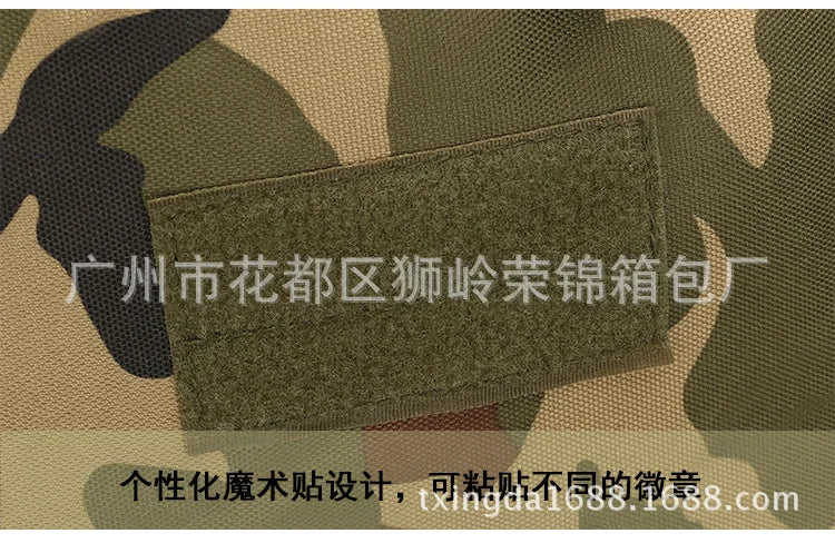 Upgraded 3D Bag Camouflage Mountaineering Bag Tactical Backpack Outdoor Camping Travel Bag