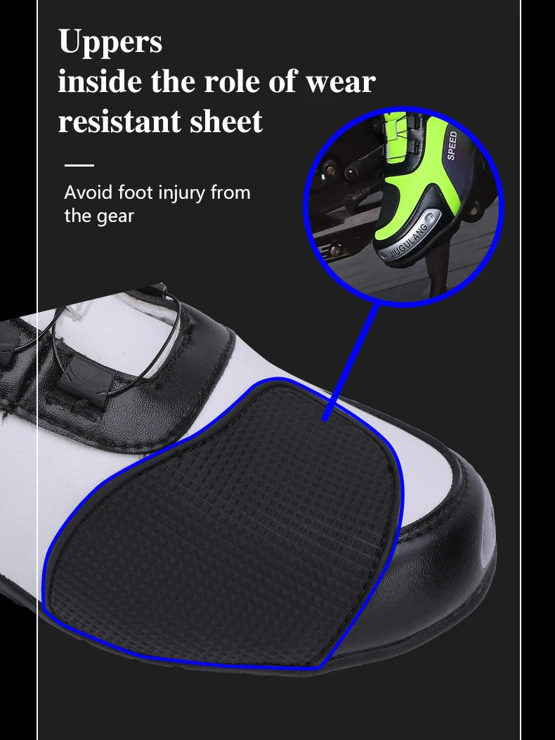 New Motorcycle riding shoes Motorcycle cross-country short boots Racing shoes Motorcycle cross-country shoes