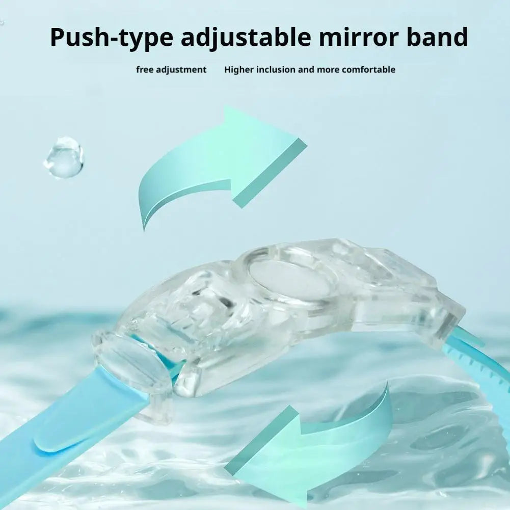 Goggles With Nose Cover Diving Glasses Anti-Fog No-Leak Clear Waterproof Snorkeling Goggles Gear For Children Kids Aged 4-16