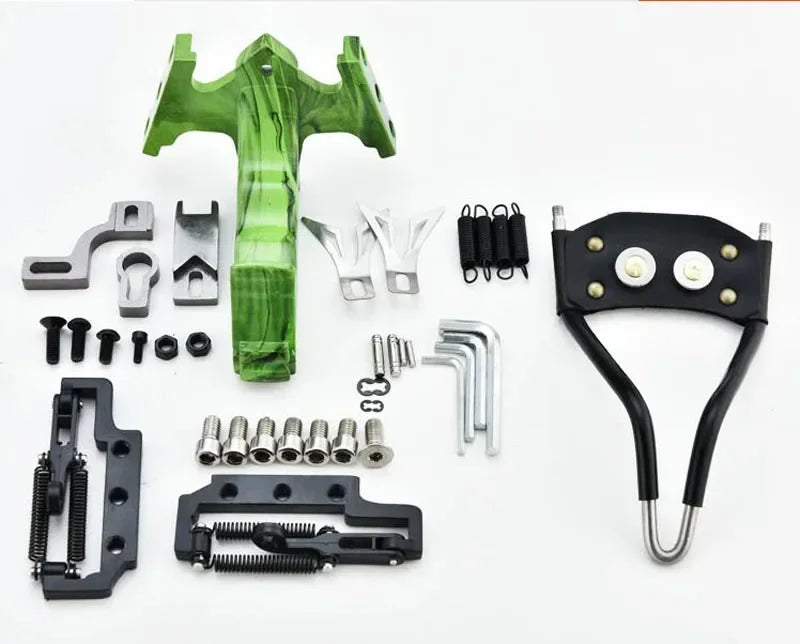 Powerful Slingshot Stainless Steel Slingshot Catapult Hunter Wrist Support SlingShot Outdoor Hunt Hike Bow Catapult HuntingTools