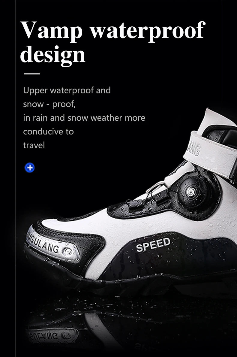 New Motorcycle riding shoes Motorcycle cross-country short boots Racing shoes Motorcycle cross-country shoes