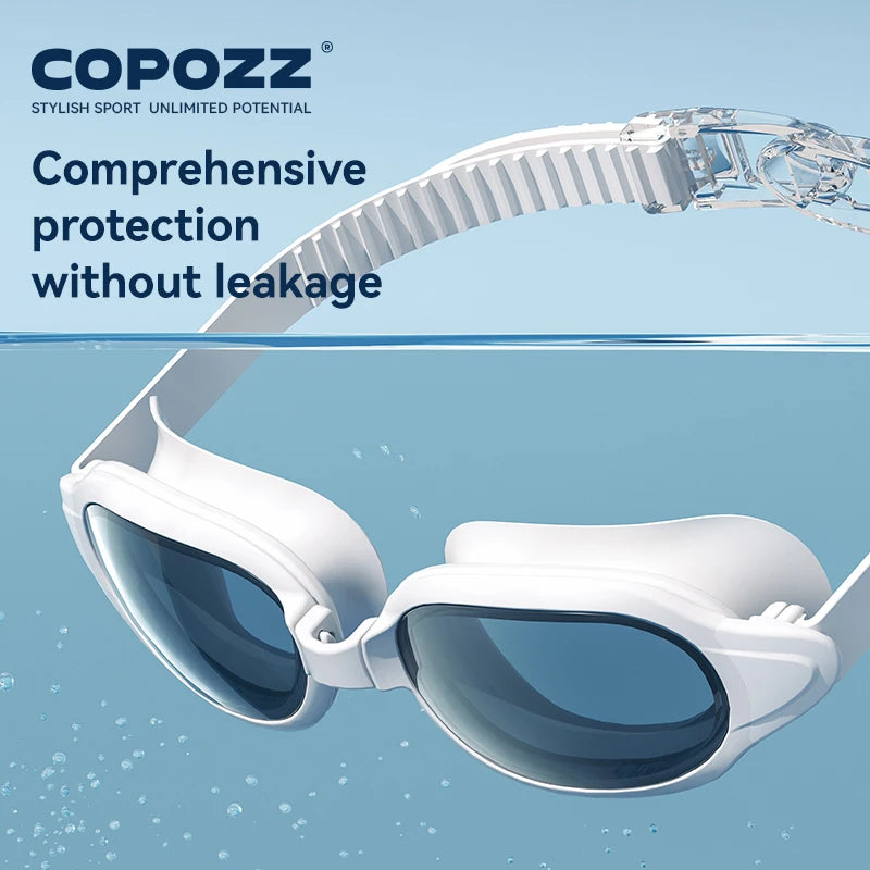 COPOZZ Myopia Swimming Goggles Male Female Adult Swim Goggle CoNANO Imported Anti Fog Pool Swimming Glasses Eyewear -1.5 to -7