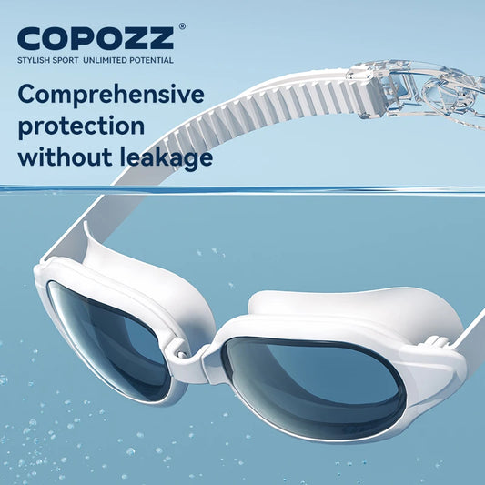 COPOZZ Myopia Swimming Goggles Male Female Adult Swim Goggle CoNANO Imported Anti Fog Pool Swimming Glasses Eyewear -1.5 to -7