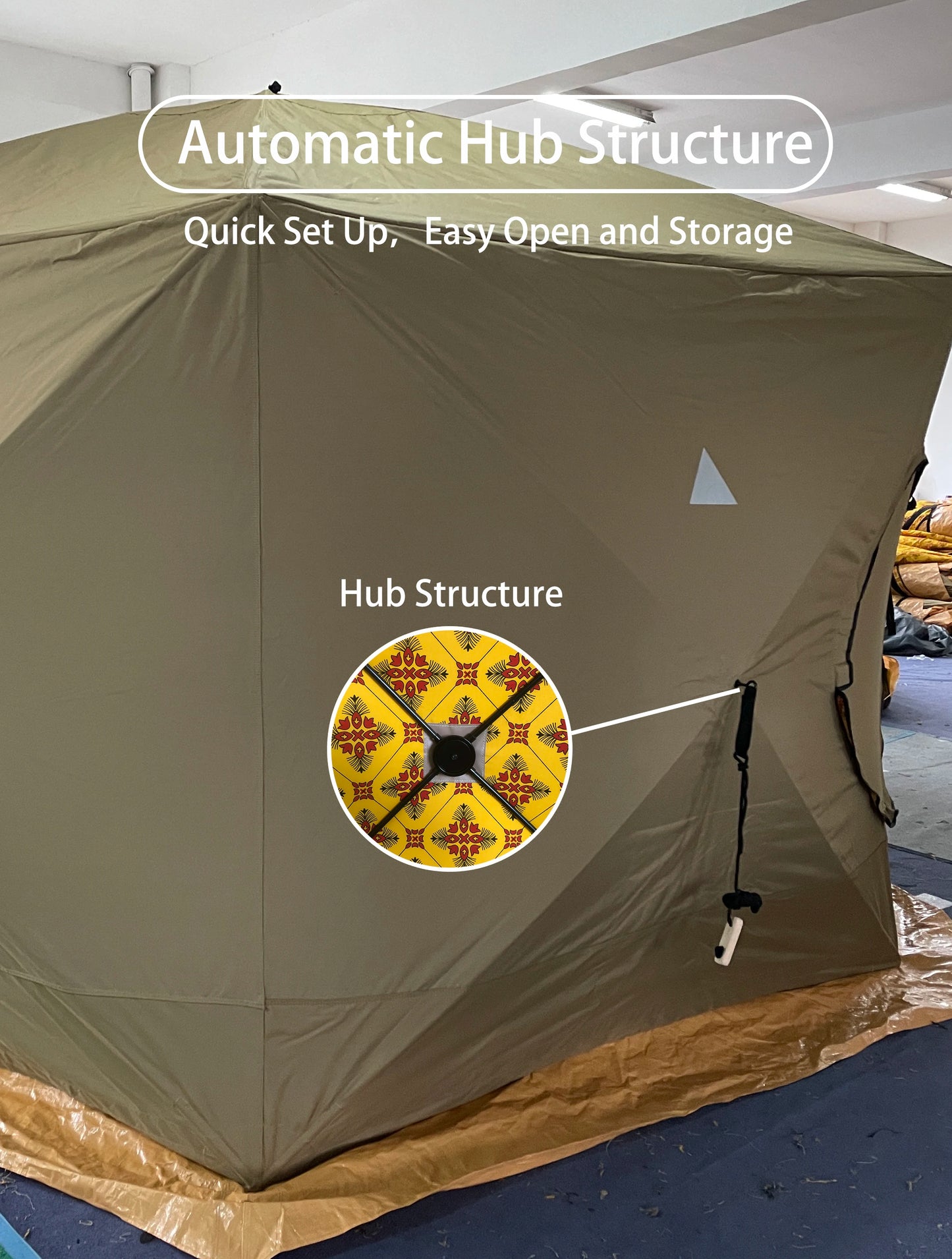 Customized  5-6 Person 4 Season Double Layers Arabian desert middle-east hexagon tent