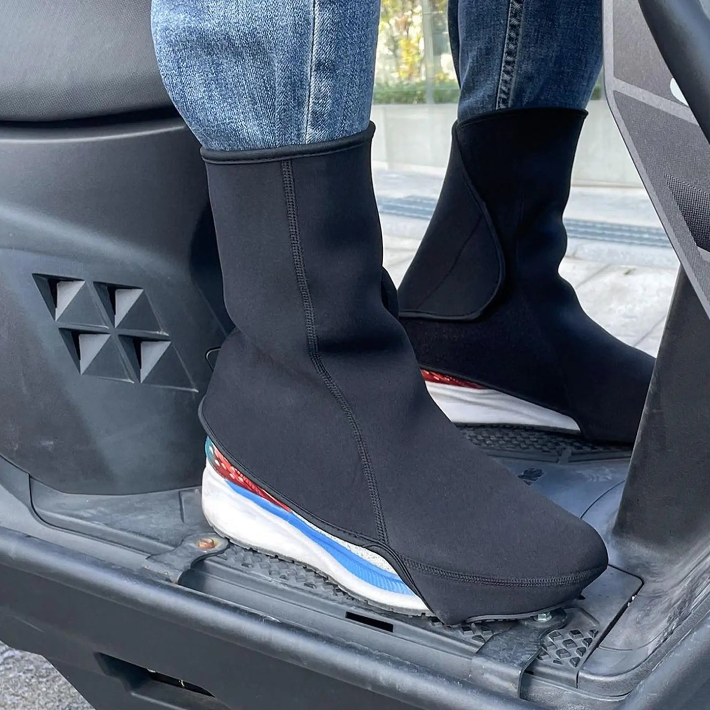 Waterproof Cycling Shoe Covers Thermal Motorcycle Rain Boot Covers Outdoor Supplies for Performance Winter Recreational Riders