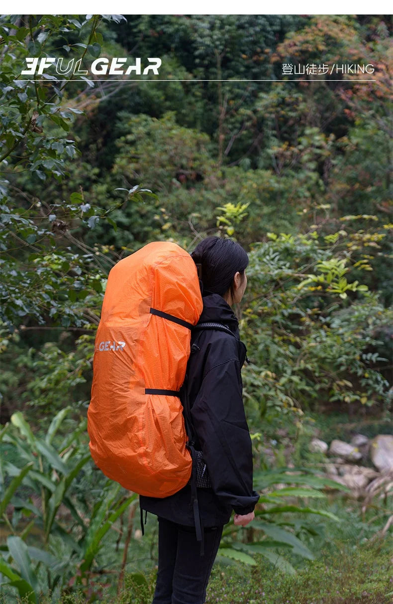 3F UL Gear UHMWPE Rain Cover For Backpack Outdoor Ultralight Hiking waterproof Trekking Rainproof 20-85L Backpack Cover