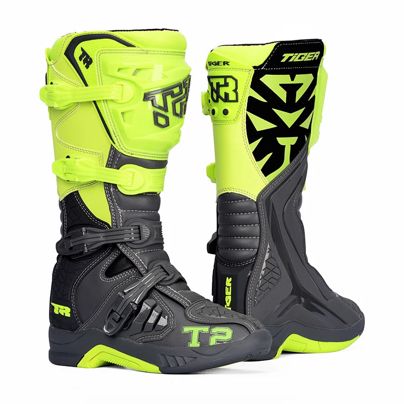 2025 NEW Racing Boots Safe Riding Motocross Boots Waterproof Anti Fall Wear-resistant Motorcycle Boots Equipment Rally Shoes