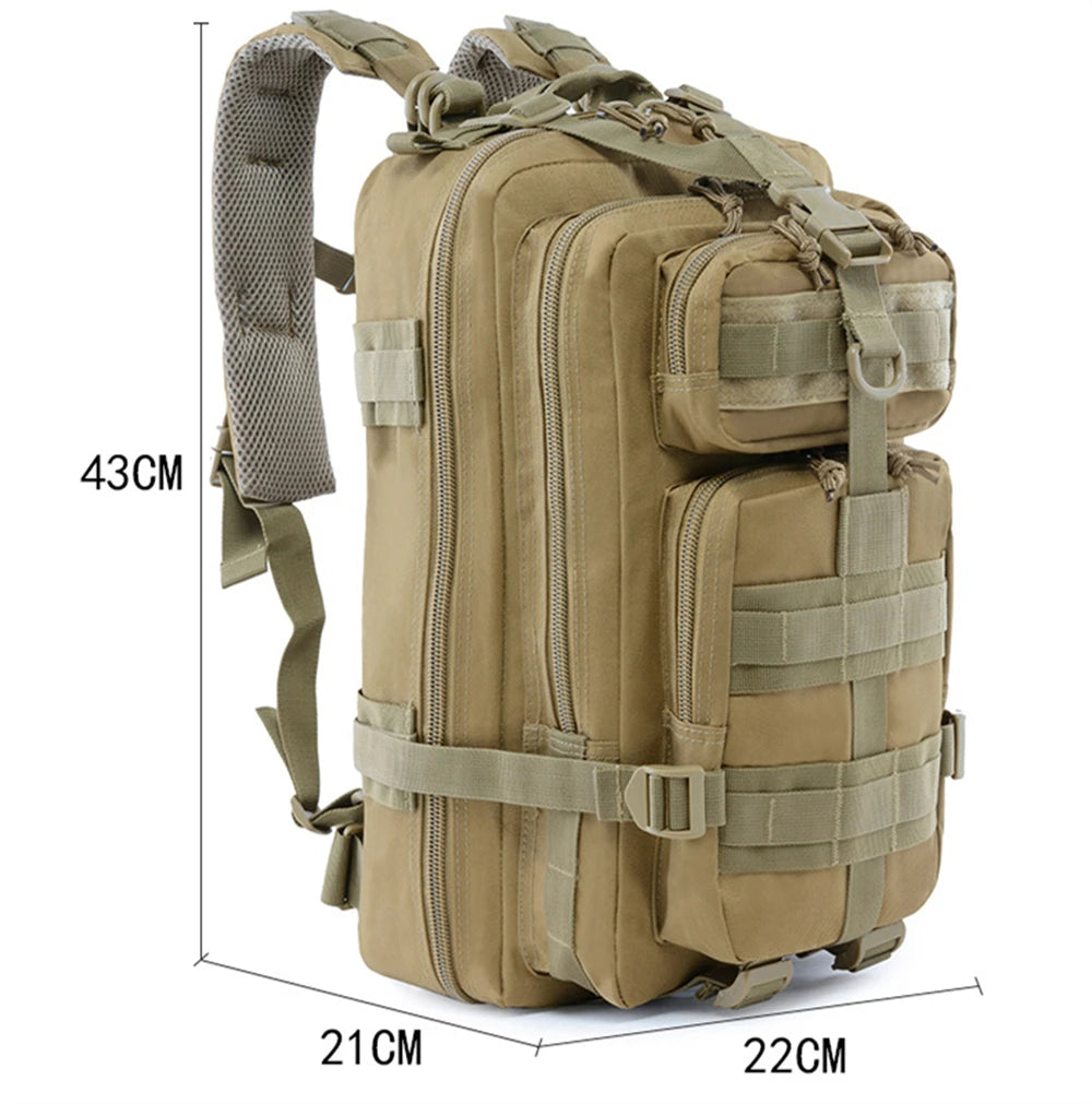 20L 45L Tactical Backpack Bag 3 Days Assault Outdoor Backpack Travel Waterproof Climbing Rucksack Camping Hiking Hunting Mochila