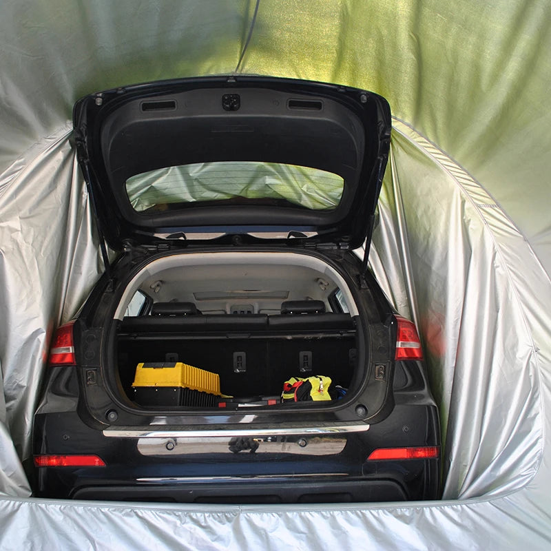 Camping Rear Hatch Tent, Tailgate Tents for back of Car, SUV Rear Tents 2-3 Person, Vehicle Tent Waterproof 4 Seasons fishing