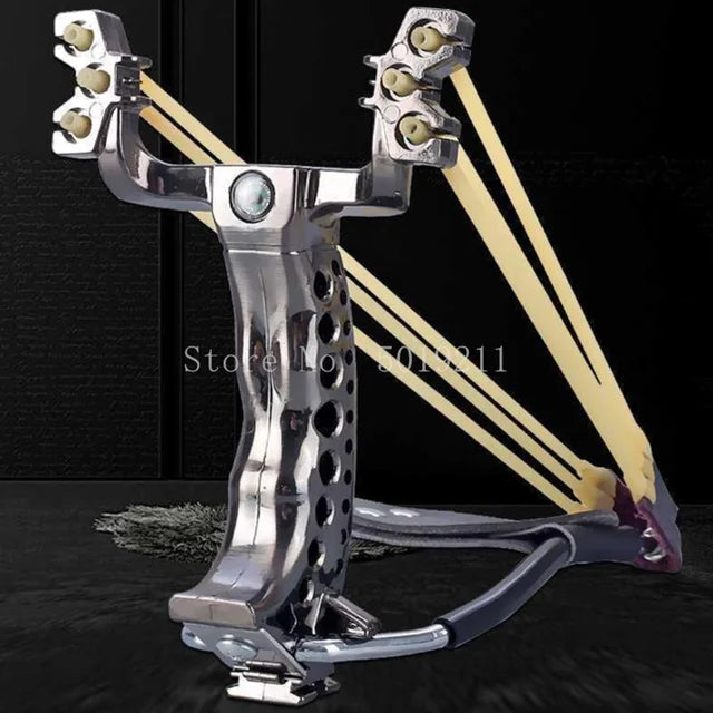 Wrist Rest Assist Slingshot Hunting Resin Slingshot Sling Shot With Rubber Bands Outdoor Hunting Catapult Shooting Steel Balls