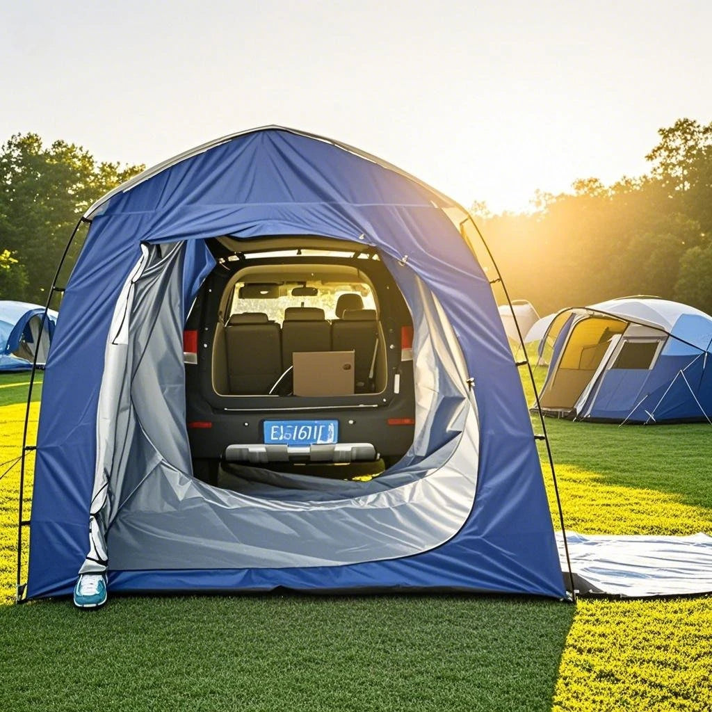 2/3/4 Person Tailgate Camping Tent | PU3000 Waterproof & UV-Resistant | Easy Assembly with Carry Bag| Suitable for Short Trips