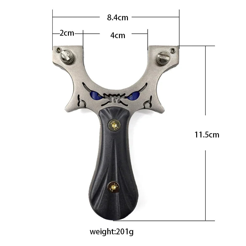 Professional Hunting Slingshot Stainless Steel Material Horizontal Sighting Mini Slingshots Catapult Sports Shooting Equipment
