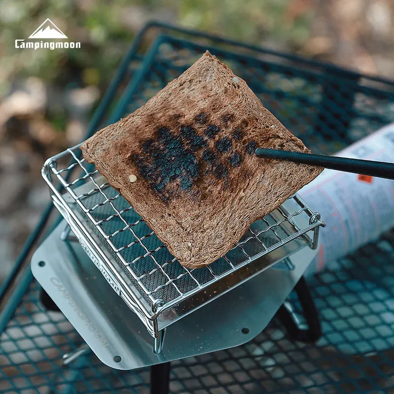 Campingmoon US1312 US1615 Steel Grill Net Mat Portable Camping Picnic Stove Toast Pad