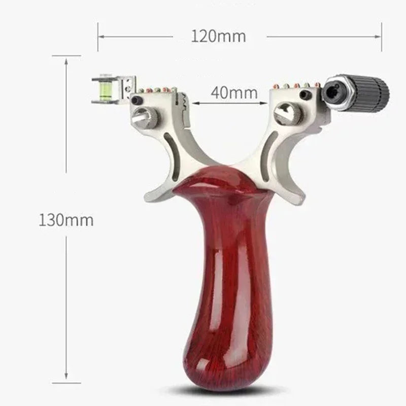 Imitative Wood Laser Slingshot Hunting Slingsshot  Outdoor Professional Shooting Sling Shot High Precision Sling Catapult