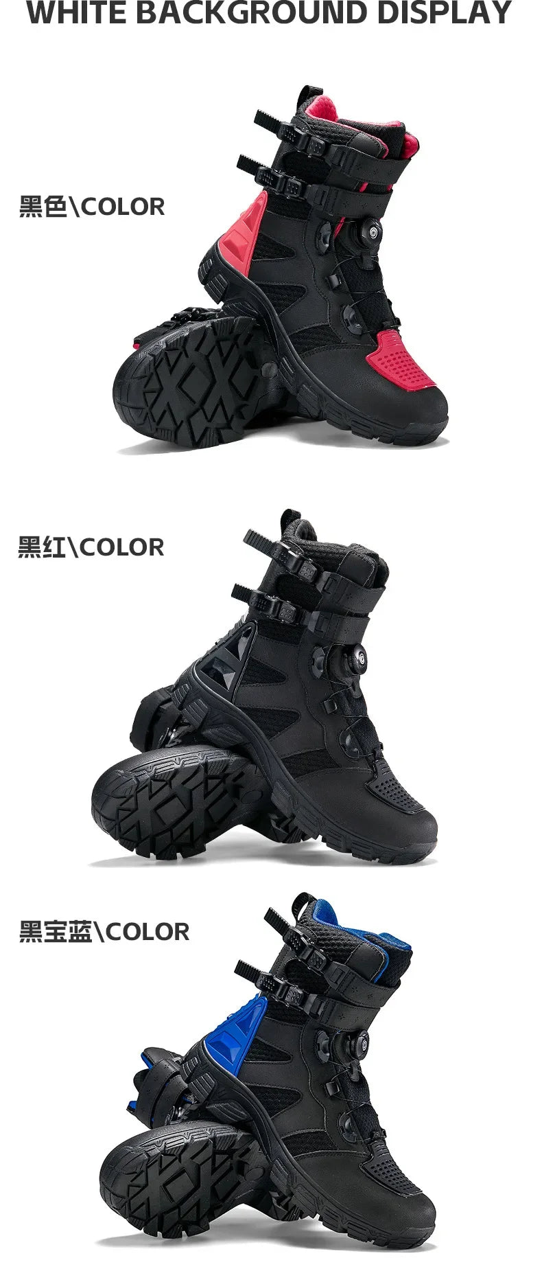 Summer Breathable Anti-fall Durable Off-road Motorcycle Riding Boots Knight Shoes Dirtbiker Cycling Anti-fall Botas