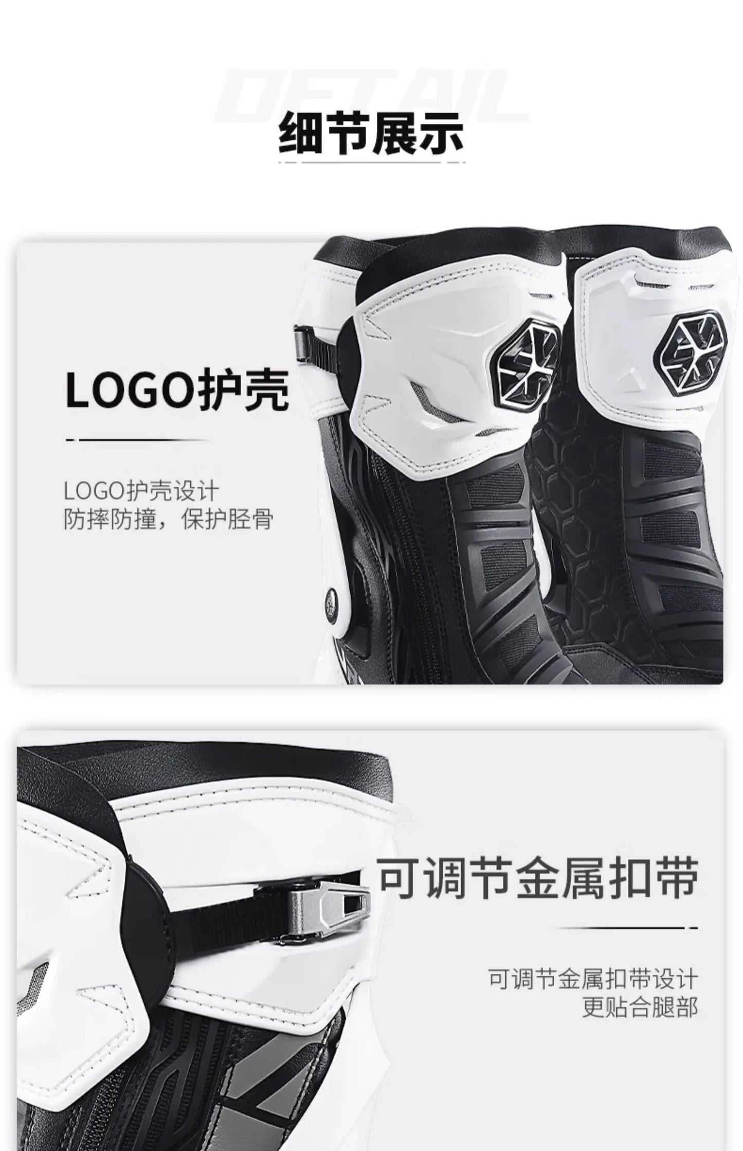 Scoyco Men's Motorcycle Riding Boots Anti-slip Motocross Shoes Anti-fall Rider Racing Road Cross-country With CE Certification