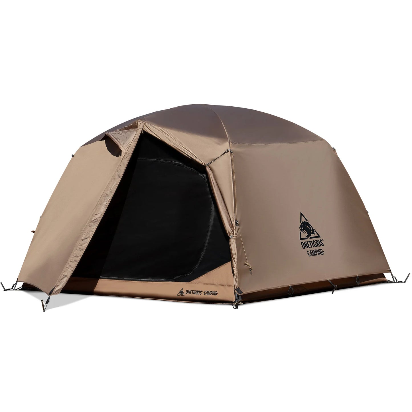 OneTigris JOVIAN Camping Tent 3-Season 4-Person Outdoor Backpacking Shelter With Tent Bottom Waterproof Floor Mat